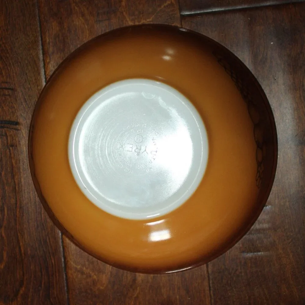 Vintage Pyrex Old Orchard 3 Piece Nesting Mixing Bowl Set 401, 402 & 403